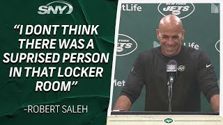 Robert Saleh on Jets 2017 win over the Bills Zach Wilsons improvements  Jets Post Game  SNY [upl. by Htenay]