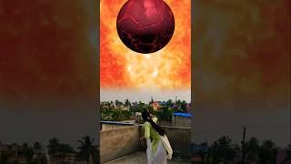 Solar system clashes to lava planet falling vfxviralshort youtubeshorts shortvideo [upl. by Angelia]