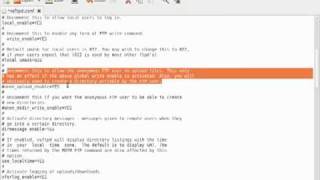 Configuring FTP in Ubuntu  Part 1 [upl. by Barcus]