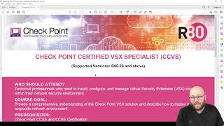 Check Point CCVS r8040 Course overview [upl. by Ramses]