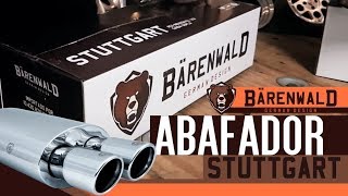 Abafador Esportivo Bärenwald Stuttgart Saída Dupla Aço Inox  Unboxing e Características  DUB Store [upl. by Godden]