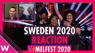 The Mamas win Melodifestivalen 2020 Sweden Eurovision REACTION [upl. by Ainehs]