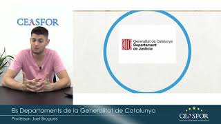 Els Departaments de la Generalitat de Catalunya Preparació oposicions [upl. by Norrej]