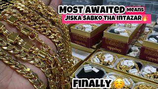 Best Men’s Jewellery in India  Gold Plated Jewellery  Sadar Bazar Wholesale Jewellery Market Delhi [upl. by Nylirem727]