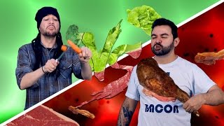 VEGAN vs CARNÍVORO ♫ [upl. by Rekrap298]