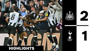 Newcastle United 2 Tottenham Hotspur 1  Premier League Highlights [upl. by Annoeik]