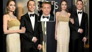 Angelina Jolies rarely seen son Knox looks like a young Brad Pitt at Governors Awards 2024 [upl. by Llebanna]