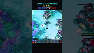 2024 GSL Season 2 Semi Final  Creator vs Maru Shorts Starcraft Highlight14 [upl. by Nnylf]