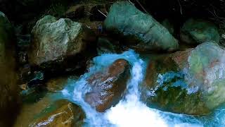 ASMR Water Flowing Over Rocks  Peaceful River Sounds for Meditation [upl. by Jareb]