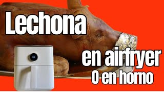 Como hacer lechona  en air fryer [upl. by Llerroj]