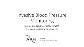 ARTERIAL CATHETER amp IBP PROTOCOL  Dr Merrin Hicks [upl. by Sualakcin]