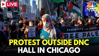 DNC 2024 LIVE Hundreds of Activists Protest in Chicago at Democratic Convention Day 1  Gaza N18G [upl. by Sybil]