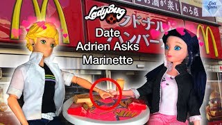 Date Adrien asks Marinette Out On A Date Love Miraculous Ladybug Season 2 Episode Doll [upl. by Anaira]