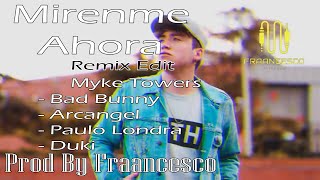 Myke Towers  Mírenme Ahora Remix ft Bad Bunny Arcangel Paulo Londra Duki Video Concept [upl. by Neerroc]