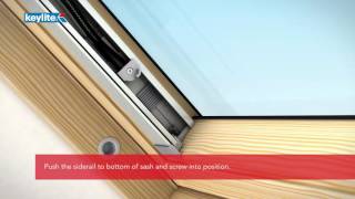 BUILDBASE HOW TO  Keylite – Solar Blind Installation [upl. by Ylsew897]