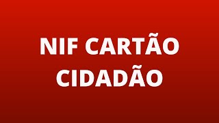 NIF do cartão cidadão [upl. by Maeve]