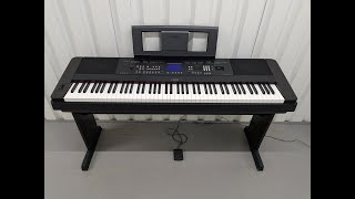 Yamaha DGX650 digital piano keyboard arranger in dark rosewood finish stock number 24397 [upl. by Inad6]