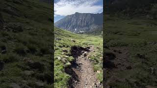 Trail down Humboldt Peak ⛰️ colorado outdoors nature hiking mountaineering summer 14ers [upl. by Aitahs700]