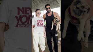 Shefali Jariwala and hubby Parag Tyagi The stylish duo spotted at the airport🔥😍viralvideo shorts [upl. by Aicnatsnoc]