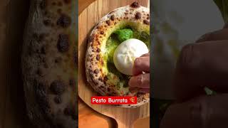 Have you tried Pesto Burrata pizza burratacheese pizzaoven cloudkitchenjourney margarita indore [upl. by Roots]