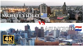 Montevideo 🇺🇾 VS Asuncion 🇵🇾 By Drone 4k montevideo asuncion insomniachannel [upl. by Arihsay]