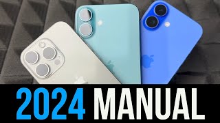 iPhone 2024 Manual  Beginners First Time Users Guide [upl. by Seltzer]