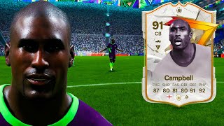 91 Golazo Icon Campbell Player Review  EA FC 24 [upl. by Gordy]