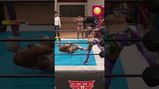 Nice move and insane elbow by Kairi 😳wwe2k24 [upl. by Neelyt]