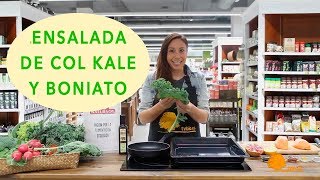 ENSALADA DE COL KALE Y BONIATO [upl. by Trula]