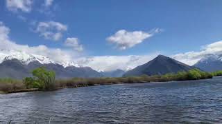 Glenorchy lagoon view point Looking towards Mt Earnslaw [upl. by Marek266]