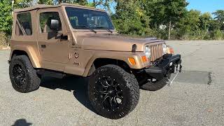 27k mile 2000 Jeep Wrangler Sahara Walk Around and Drive [upl. by Soulier]