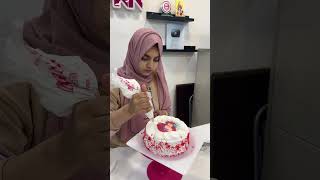 Red velvet cake  cake icing  chocolate cakes preparation  rose cake  toy cake [upl. by Gnoy2]