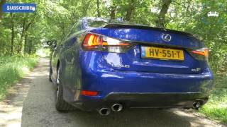 Lexus GS F Exhaust Sound  LOUD Startup amp Revs Acceleration Sound amp Drive [upl. by Inaniel]