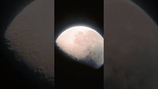 ЛУНА🌕 В ТЕЛЕСКОП F70076🔭 астрономия луна космос телескоп [upl. by Trela]