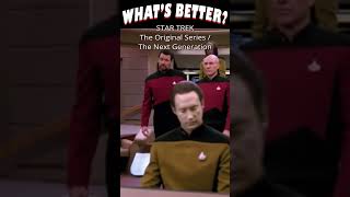 THE ORIGINAL SERIES vs THE NEXT GENERATION  startrek tos tng [upl. by Peter62]