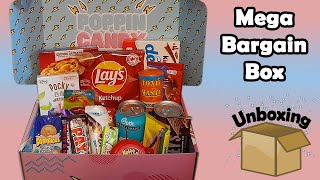 Unboxing Poppin Candy Mega Bargain Box [upl. by Avi866]