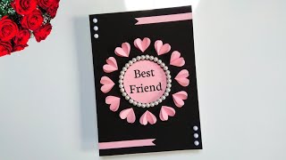 Friendship day card ideas  How to make Friendship day card for best friend  Easy Friendship card [upl. by Eidualc]