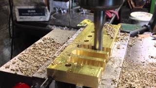 Hand Milling a 7 String Bass Tremolo [upl. by Dogs]