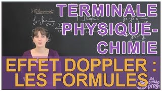 Effet Doppler  les formules  PhysiqueChimie  Terminale  Les Bons Profs [upl. by Annayram276]