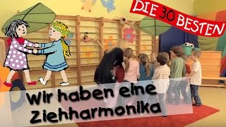 👩🏼 Wir haben eine Ziehharmonika  Singen Tanzen und Bewegen  Kinderlieder [upl. by Analram]