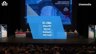 Thessaloniki WUDC 2016  Finals  EFL FINAL [upl. by Wenoa630]