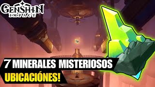 ⭐LOS 7 MINERALES MISTERIOSOS UBICACIÓNES  FONTAINE 41  GENSHIN IMPACT [upl. by Haggar]