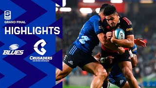 DHL Super Rugby Pacific Grand Final Highlights Blues v Crusaders 2022 [upl. by Anel]