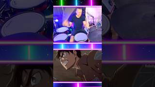 Attack On Titan  “Barricades”  AttackOnTitan AOT Anime Drums shorts [upl. by Lleynad345]