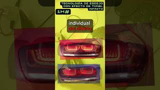 Tecnología de espejo con efecto de túnel infinito 1H Tipos de pilotos traseros calaveras automóvil [upl. by Oralia]