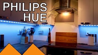 Installing Philips Hue Shape light in a Kitchen [upl. by Heurlin]