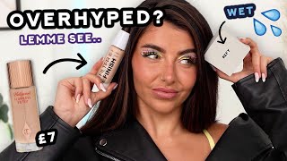 Full Face of OVERHYPED viral makeup First impressions  DUPES REFY Glisten Collection [upl. by Charmian]