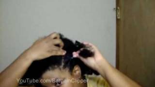 Easy Natural Hair Style  Beginner Flat Twists [upl. by Costa]