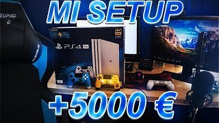 SETUP GAMING  PlayStation 4 Pro y PC [upl. by Brote]