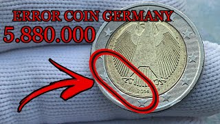 ERROR COIN GERMANY  2 Euro 2014 G  5880000 [upl. by Ibby]